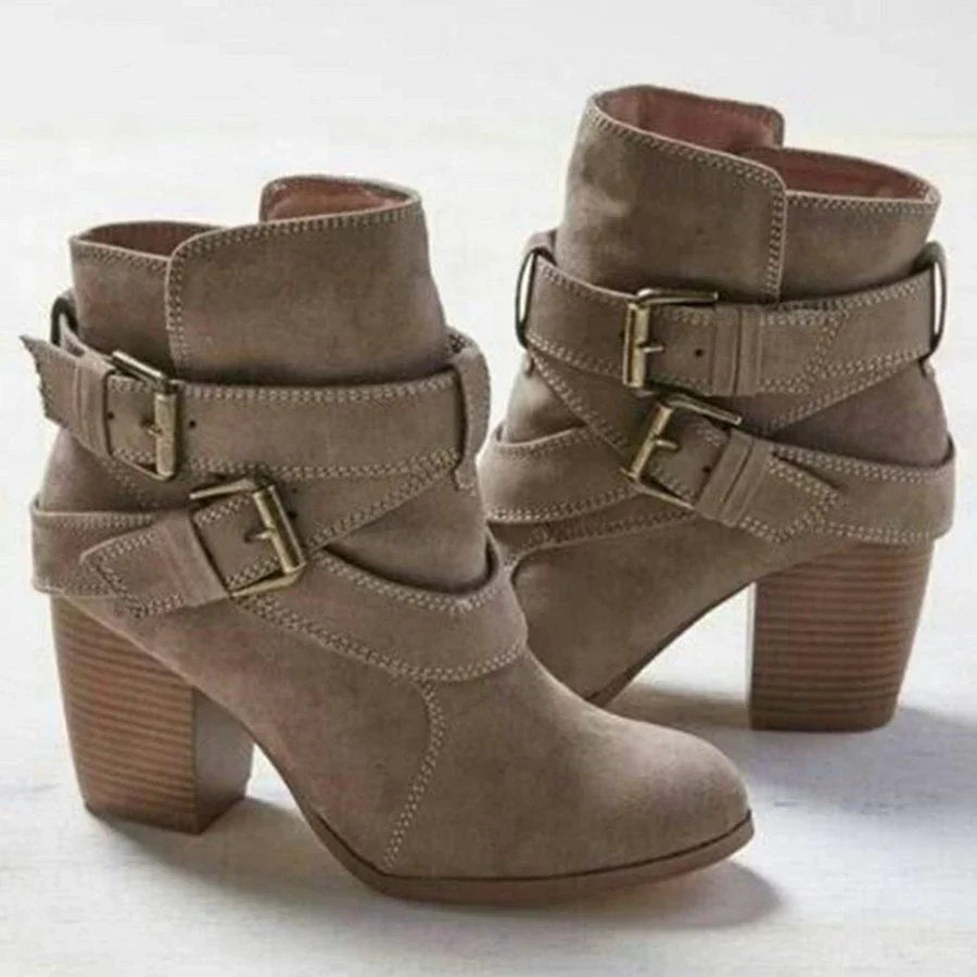 Bottines Femme Talon Moyen – Élégance et Confort Quotidien