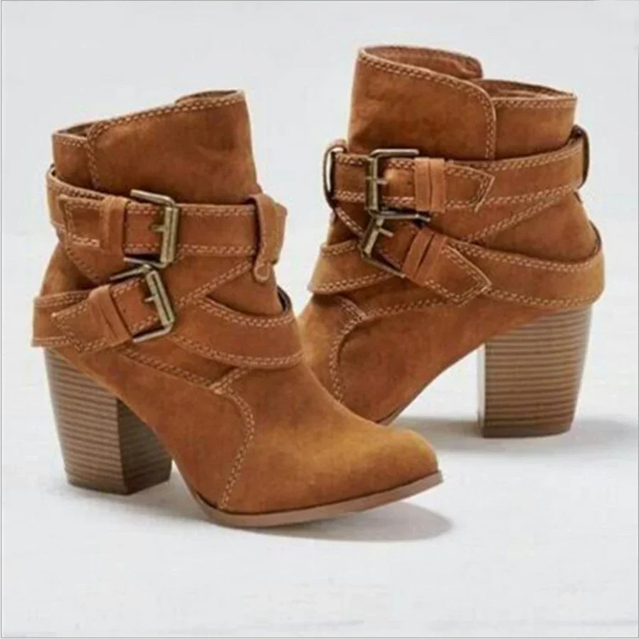 Bottines Femme Talon Moyen – Élégance et Confort Quotidien