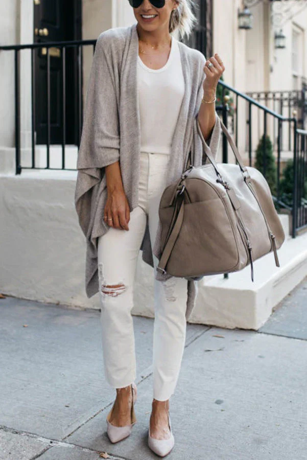 Cardigan Ouvert Tendance et Léger – Idéal pour Toutes les Saisons