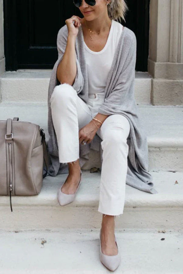 Cardigan Ouvert Tendance et Léger – Idéal pour Toutes les Saisons
