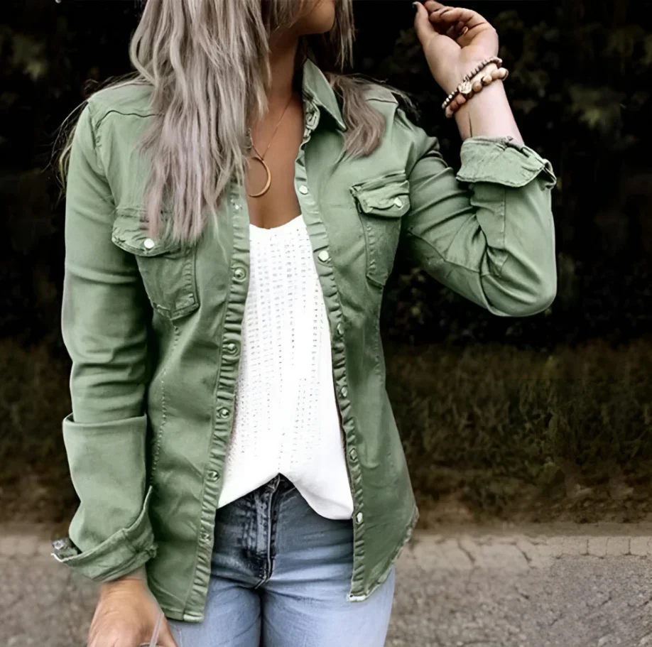 Veste Casual pour Femme – Élégance Polyvalente