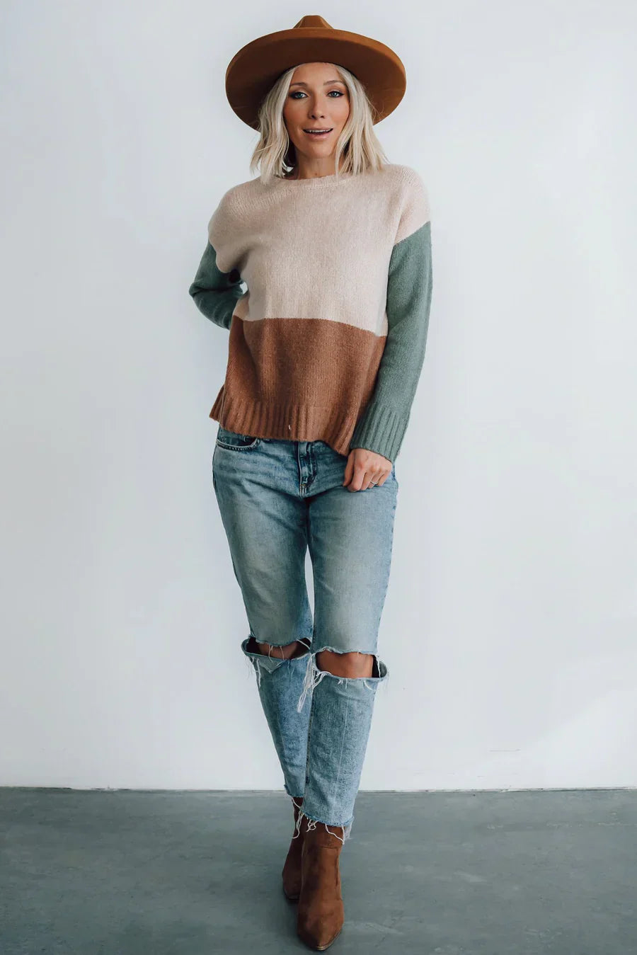 Pull Color Block Tendance – Style et Confort au Quotidien