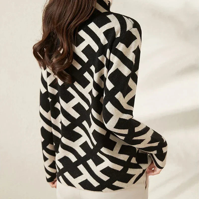 Pull Élégant avec Détails Raffinés pour un Look Chic