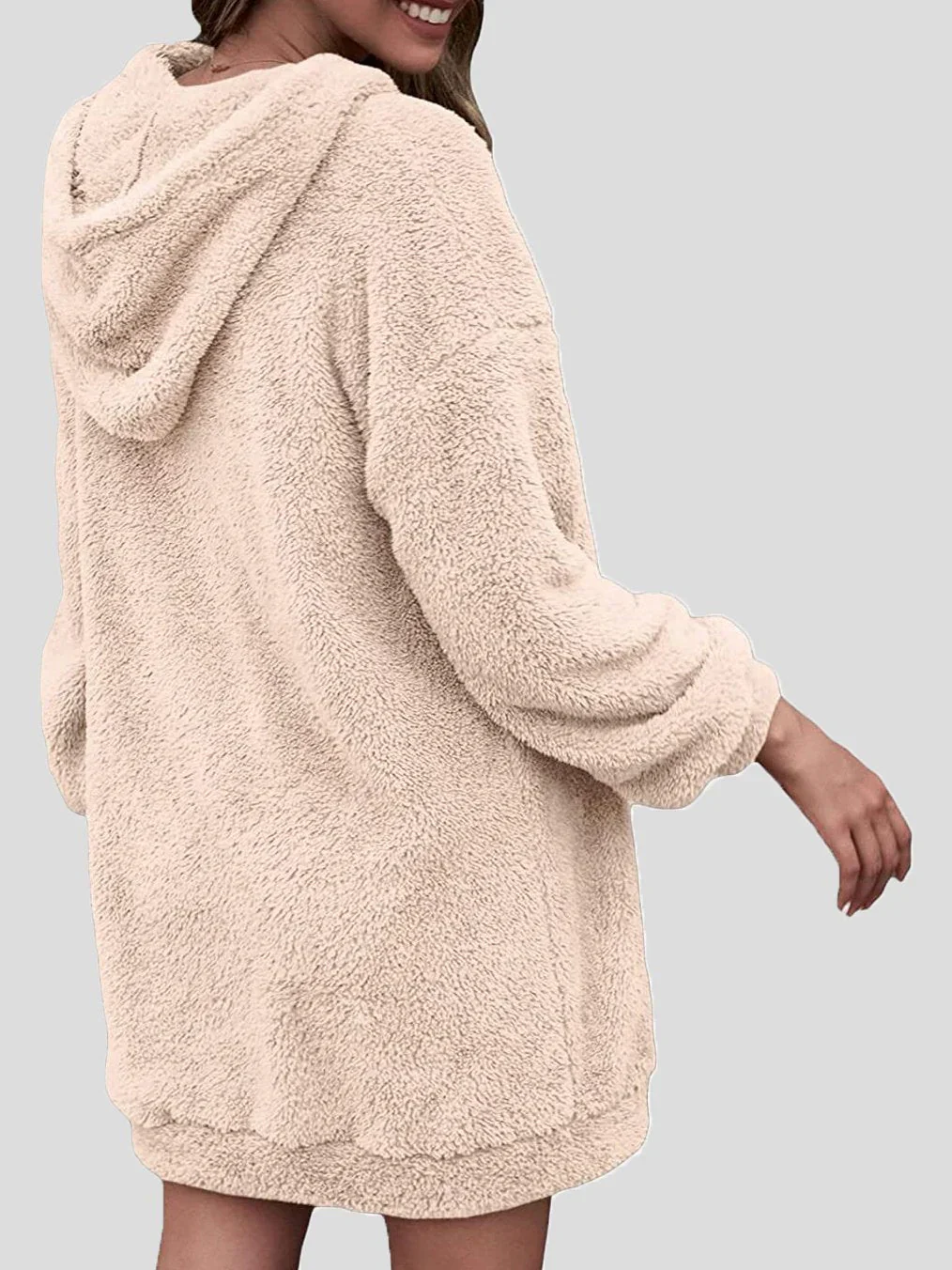 Robe Longue à Capuche et Poches pour Femme – Élégance Décontractée