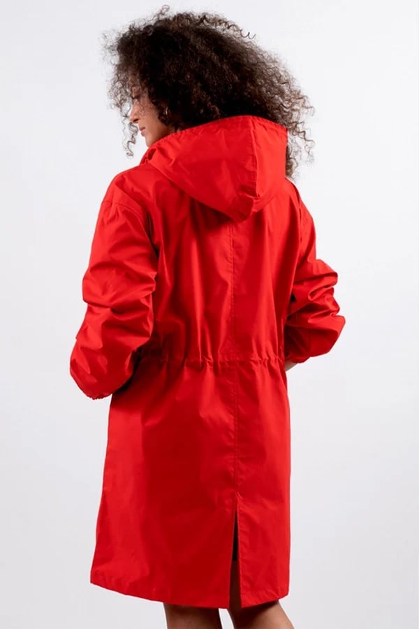 Veste Coupe-Vent à Capuche pour Femme, Style Oversize et Résistante à l'Eau