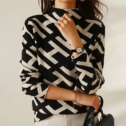 Pull Élégant avec Détails Raffinés pour un Look Chic