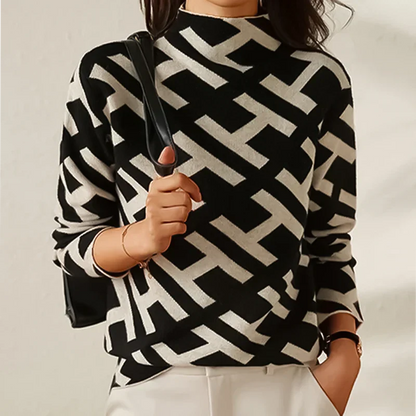 Pull Élégant avec Détails Raffinés pour un Look Chic