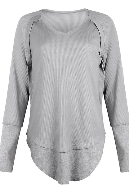 T-shirt Femme V-Décolleté – Élégance Décontractée pour Tous les Jours