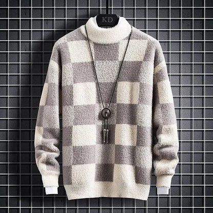 Pull Homme Col Rond au Design Moderne et Épuré