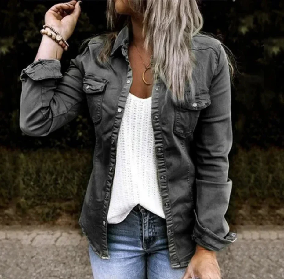 Veste Casual pour Femme – Élégance Polyvalente