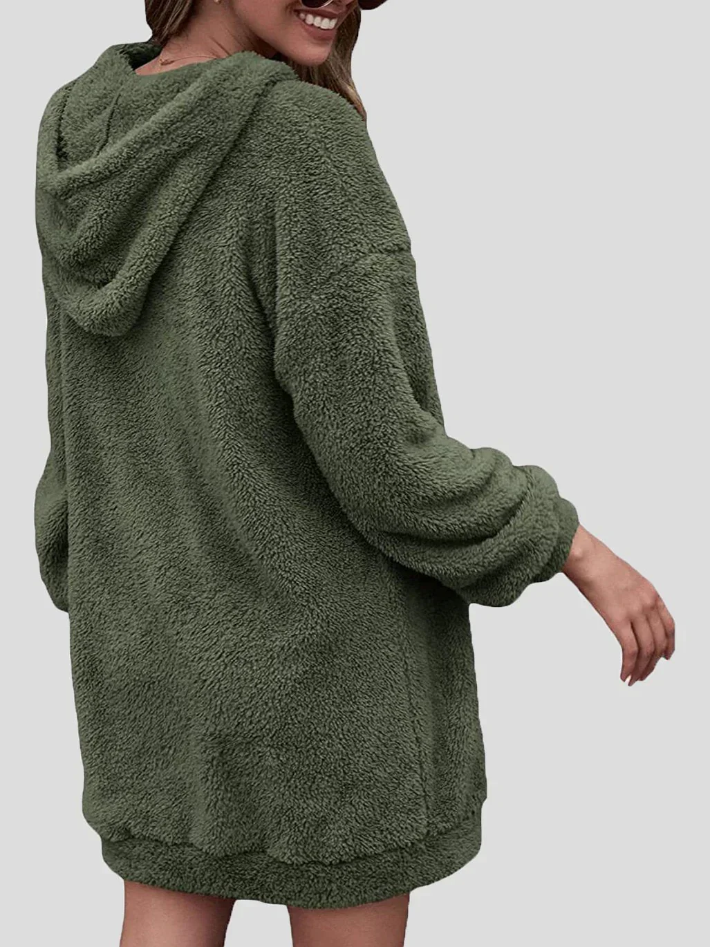 Robe Longue à Capuche et Poches pour Femme – Élégance Décontractée